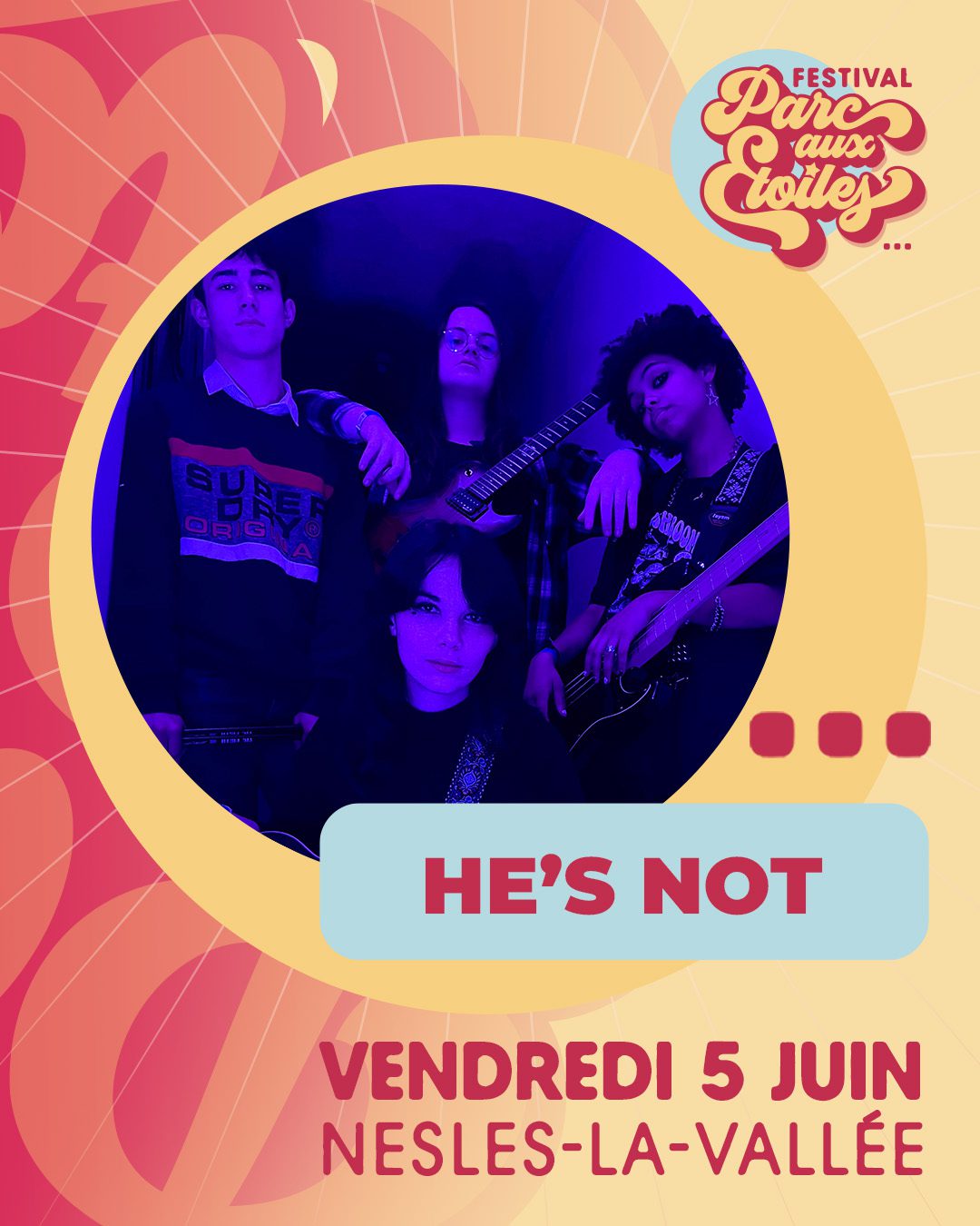 He's Not! en festival