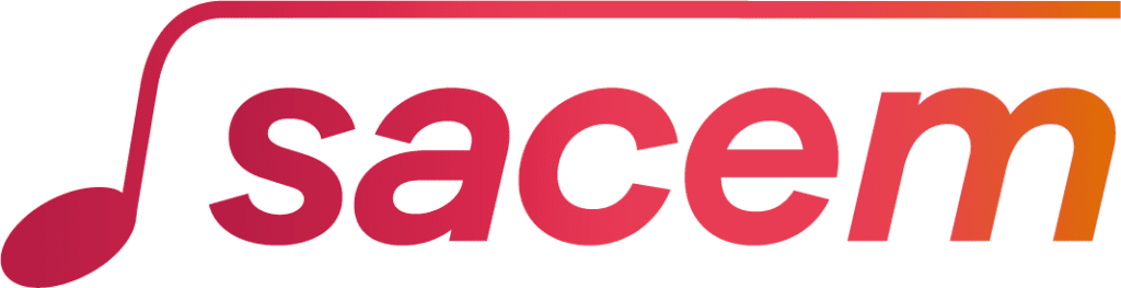 Logo de la Sacem, partenaire du festival pop rock electro du Val d'Oise