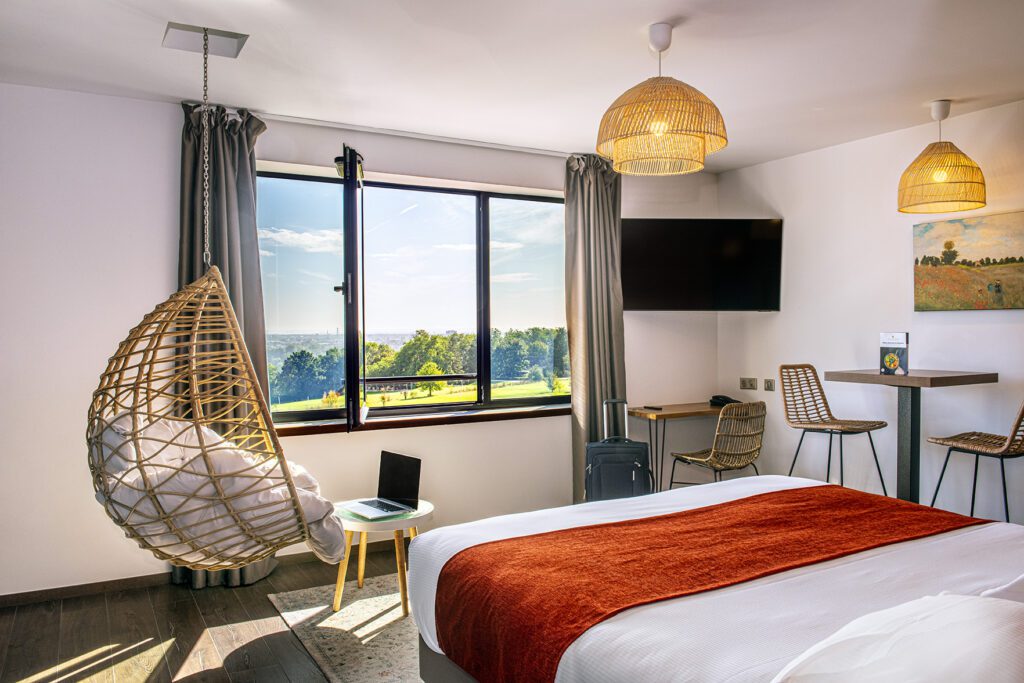 Chambre double à l'hôtel le Green des Impressionnistes