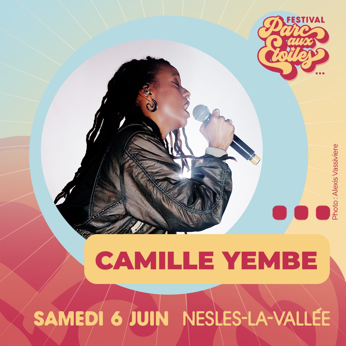 Camille Yembe au festival le Parc aux Etoiles dans le 95