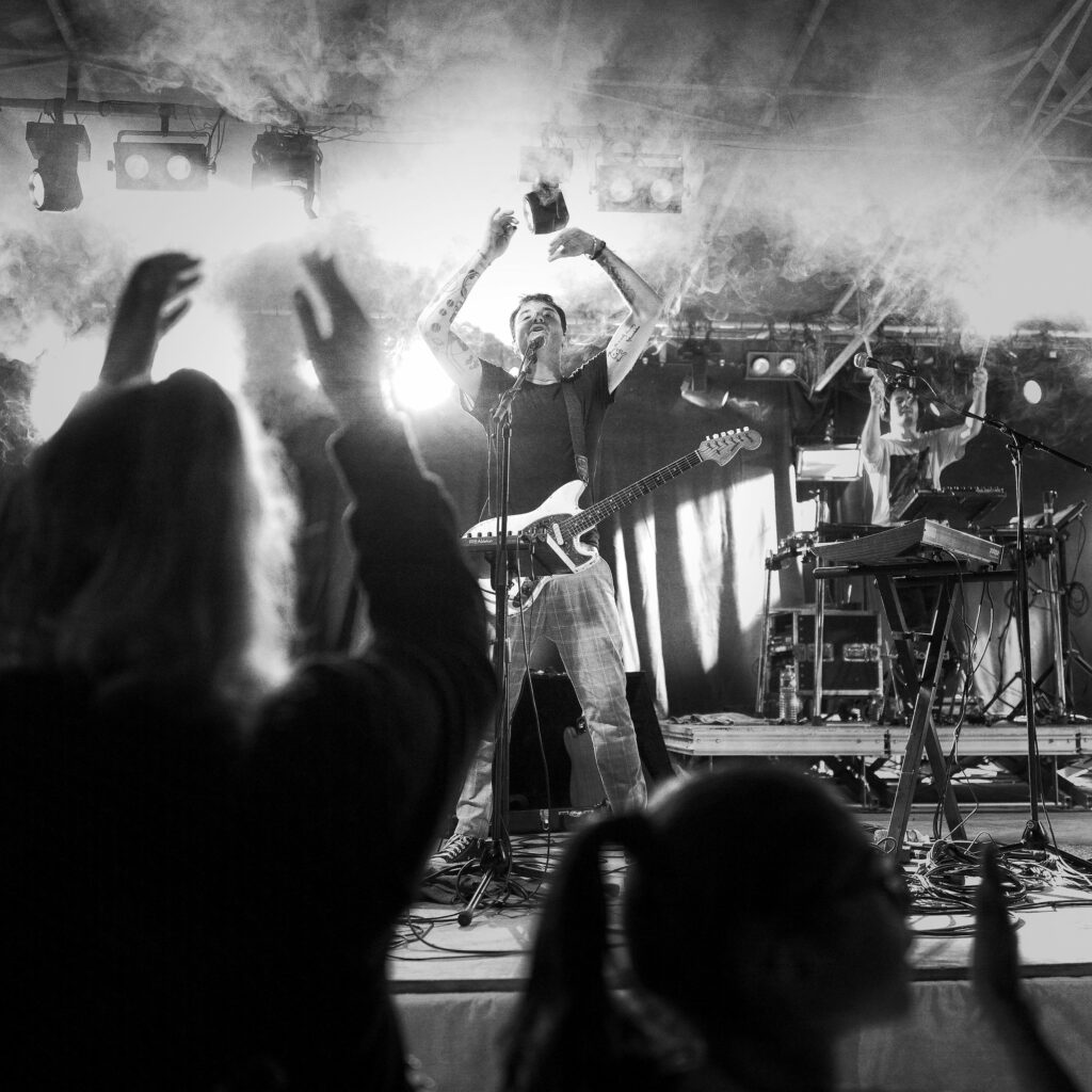 Diva Faune au festival pop rock électro du Val d'Oise